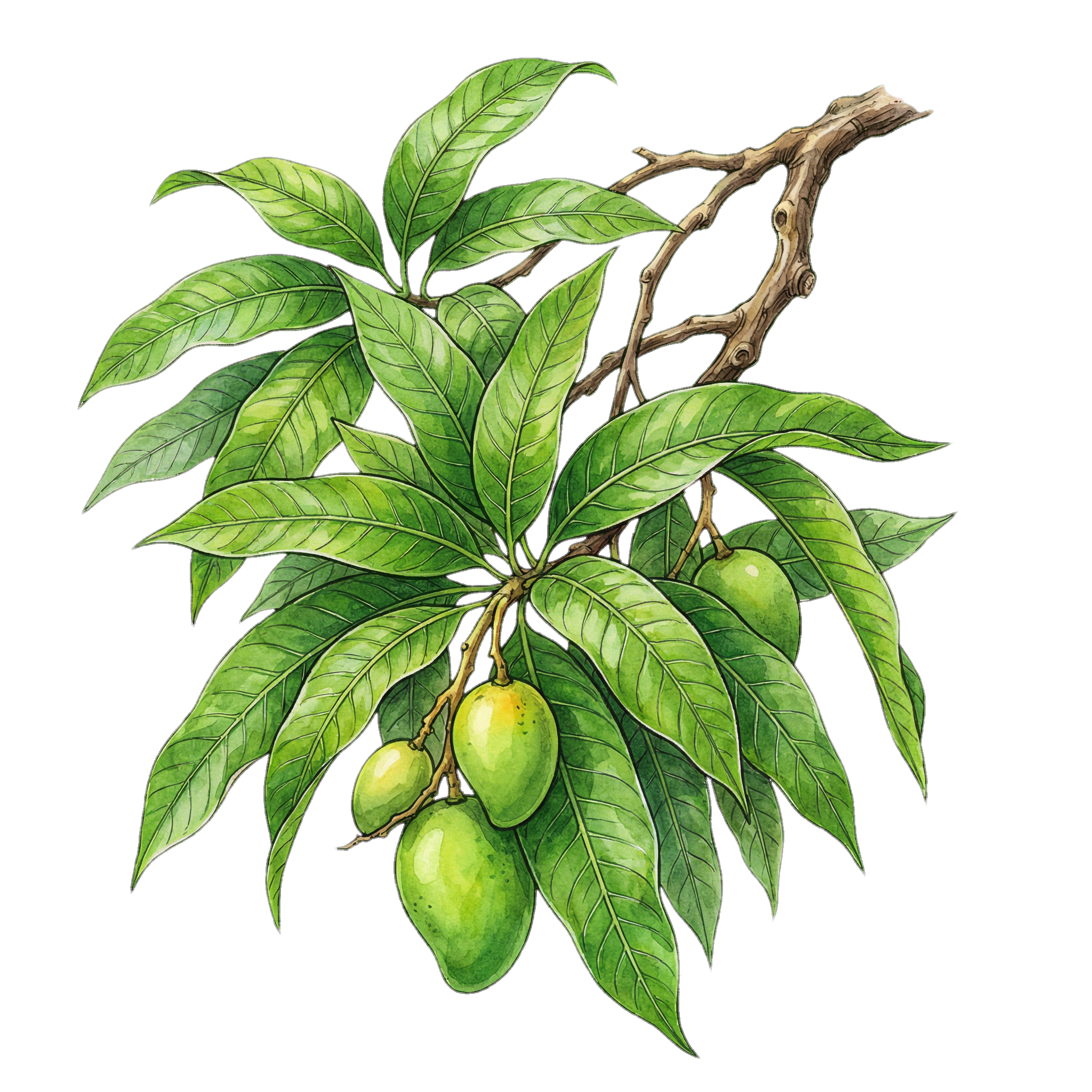 Decorative mango leaves